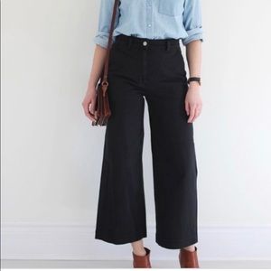 Everlane high rise wide leg chinos size 00.